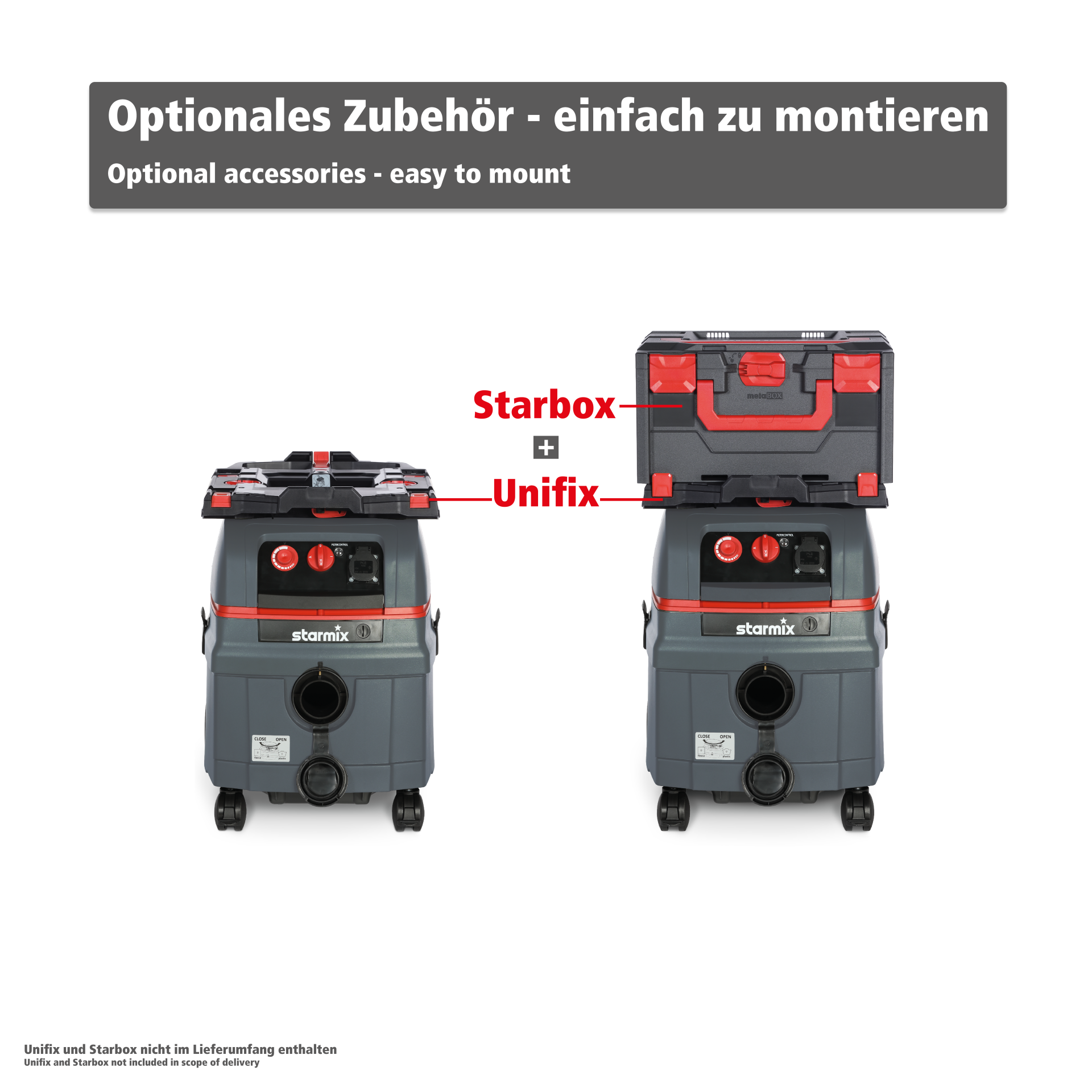 Starmix Elektrowerkzeug-Sauger ISC L-1650 Top